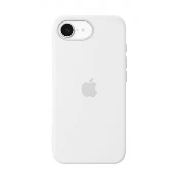APPLE funda de silicona Apple iPhone 16e blanco