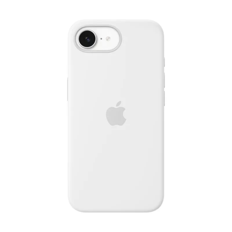 APPLE funda de silicona Apple iPhone 16e blanco