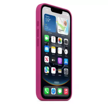 APPLE funda de silicona Apple iPhone 16e fucsia