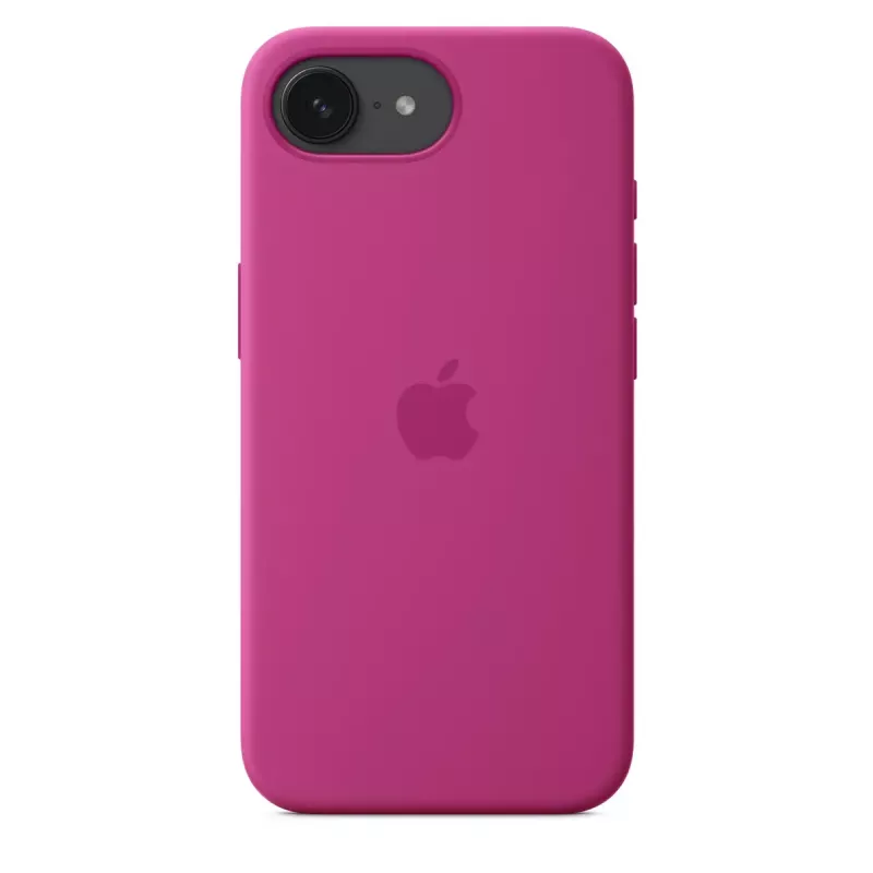 APPLE funda de silicona Apple iPhone 16e fucsia