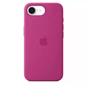 APPLE funda de silicona Apple iPhone 16e fucsia