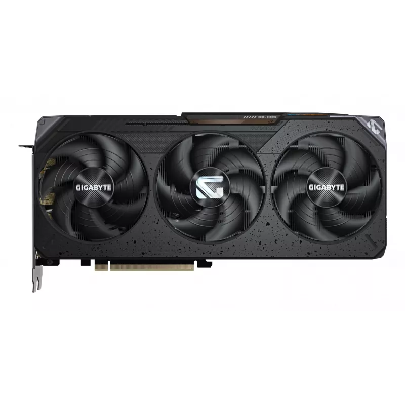 Gigabyte Radeon RX 9070 GAMING OC 16G GV-R9070GAMING OC-16GD tarjeta gráfica, 16 GB GDDR6, 256 bits, PCIe 5.0, 2700 MHz, 2x HDMI, 2x DisplayPort, 3 ventiladores