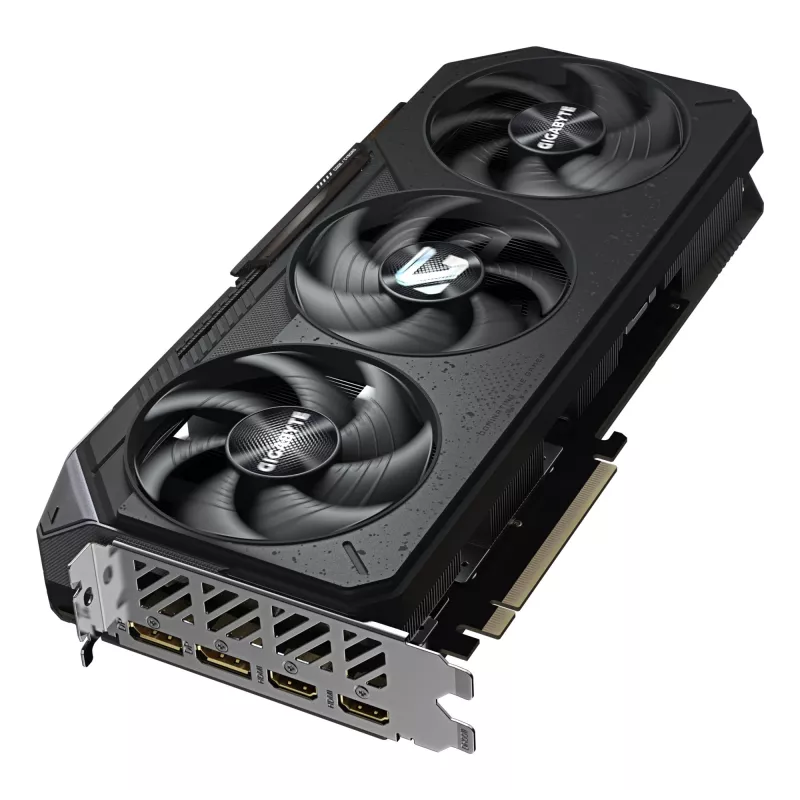 Gigabyte Radeon RX 9070 GAMING OC 16G GV-R9070GAMING OC-16GD tarjeta gráfica, 16 GB GDDR6, 256 bits, PCIe 5.0, 2700 MHz, 2x HDMI, 2x DisplayPort, 3 ventiladores