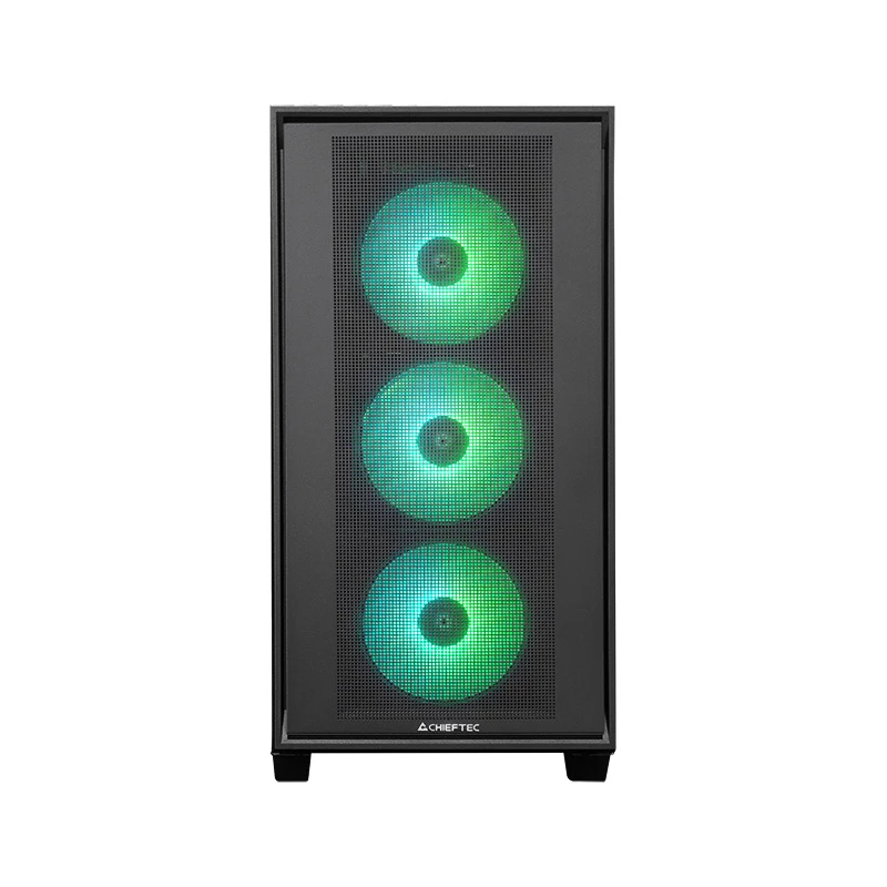 Chieftec GS-03B-OP caja de ordenador semitorre negra