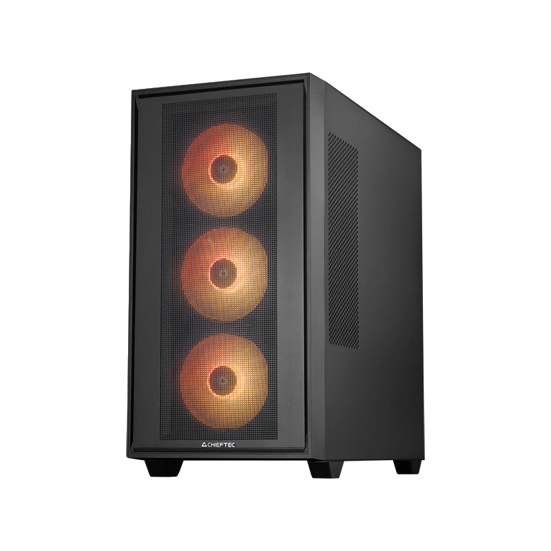 Chieftec GS-03B-OP caja de ordenador semitorre negra