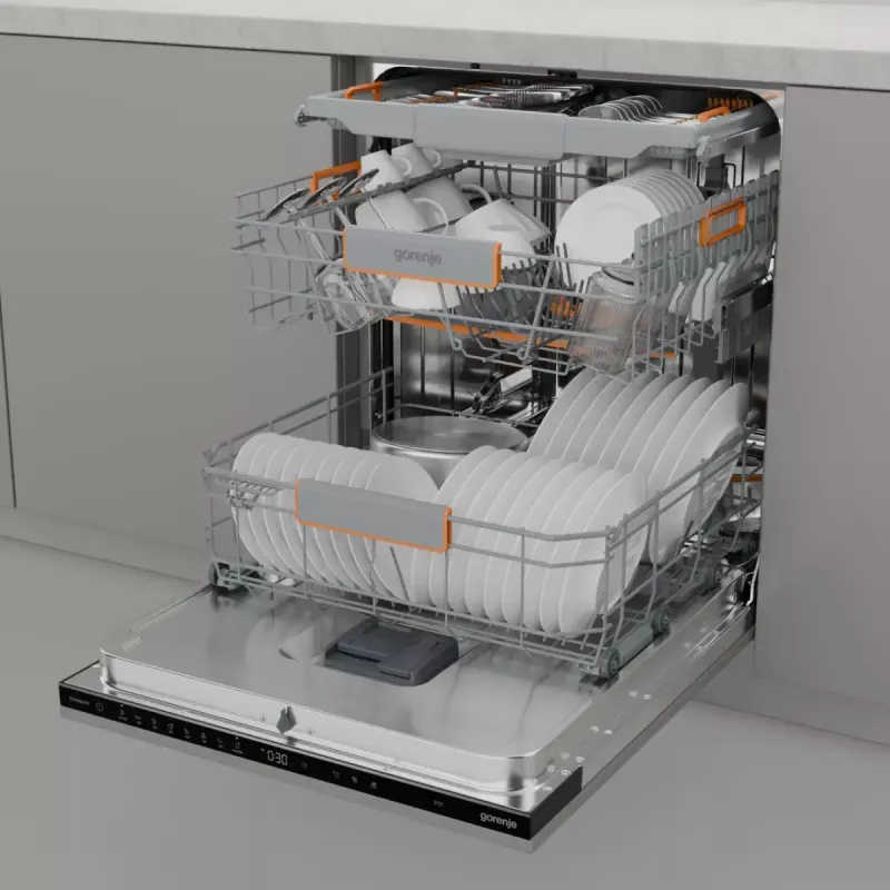 Gorenje GV673C65 lavavajillas integrable, 16 cubiertos, clase energética C