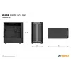Caja de PC be quiet! Pure Base 501 DX negra semitorre