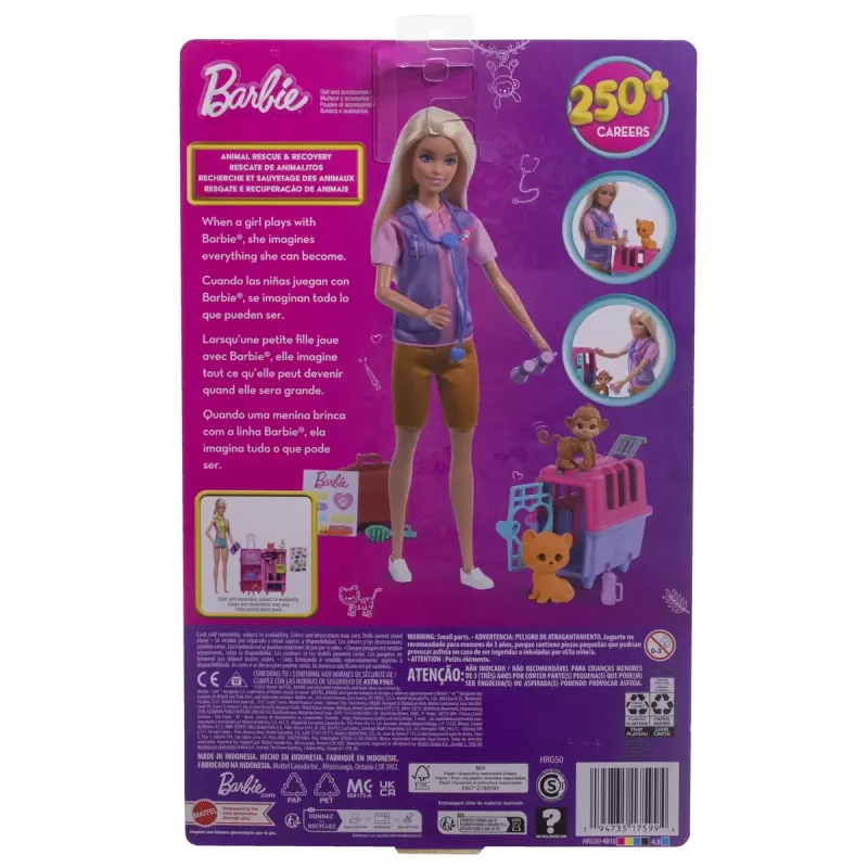 Muñeca de moda Mattel Barbie HRG50 multicolor 3+ años