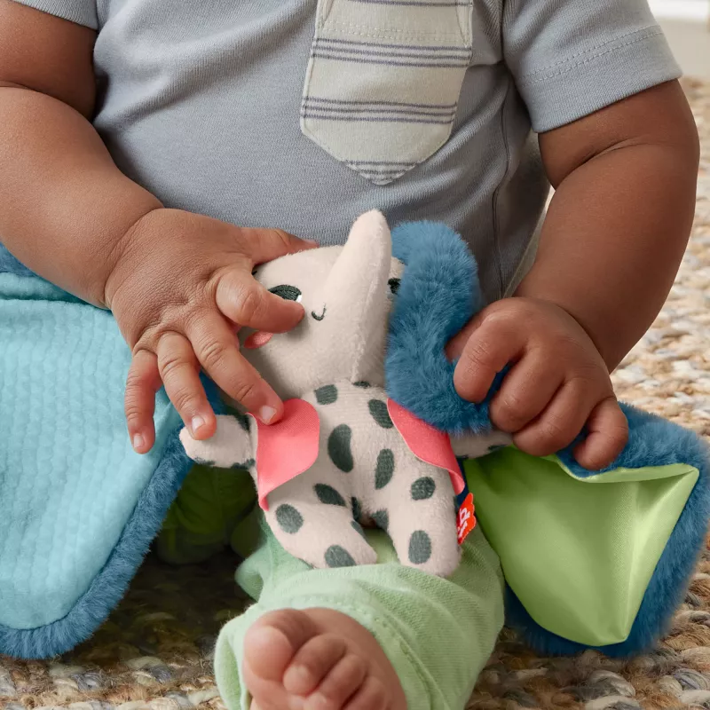 Peluche MATTEL Fisher-Price Planet Friends elefante de orejas gigantes HKD63, elefante de peluche acompañante