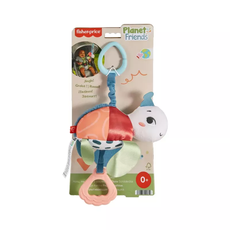 Tortuga Fisher-Price Sea Me Bounce Turtle edad recomendada de 0 a 2 años