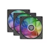 Genesis Oxal 120 ARGB ventilador de caja, pack de 3, negro, NGF-2265