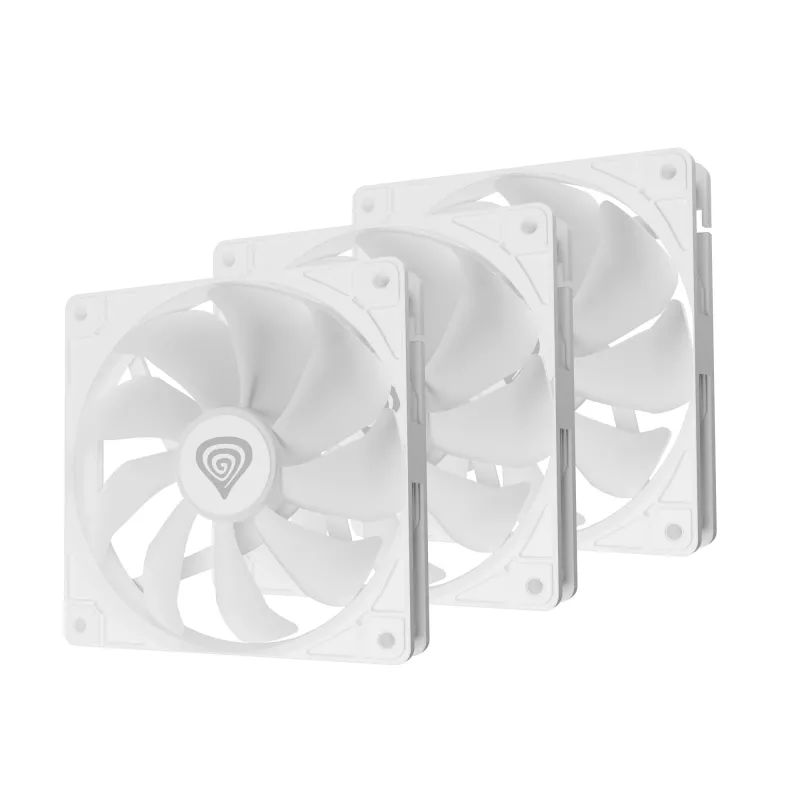 Genesis Oxal 120 ARGB ventilador de caja, pack de 3, blanco, NGF-2266