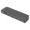 Conmutador KVM DIGITUS 4x1 DP salida DP/HDMI USB 4Kx2K 60Hz