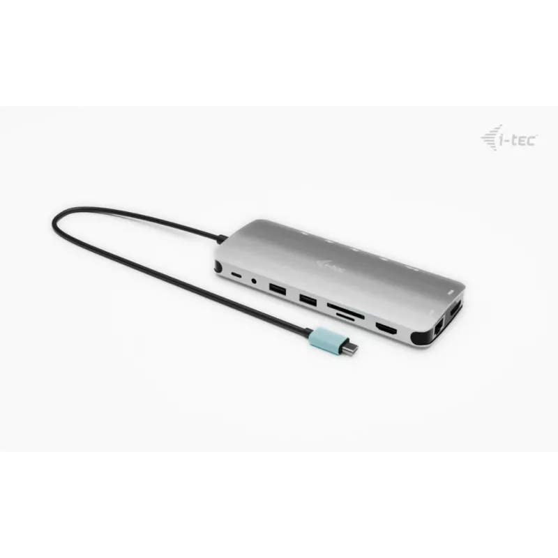 Dock i-tec Metal USB-C Nano 3x pantallas, 2x HDMI 1x USB-C vídeo + Power Delivery 140 W