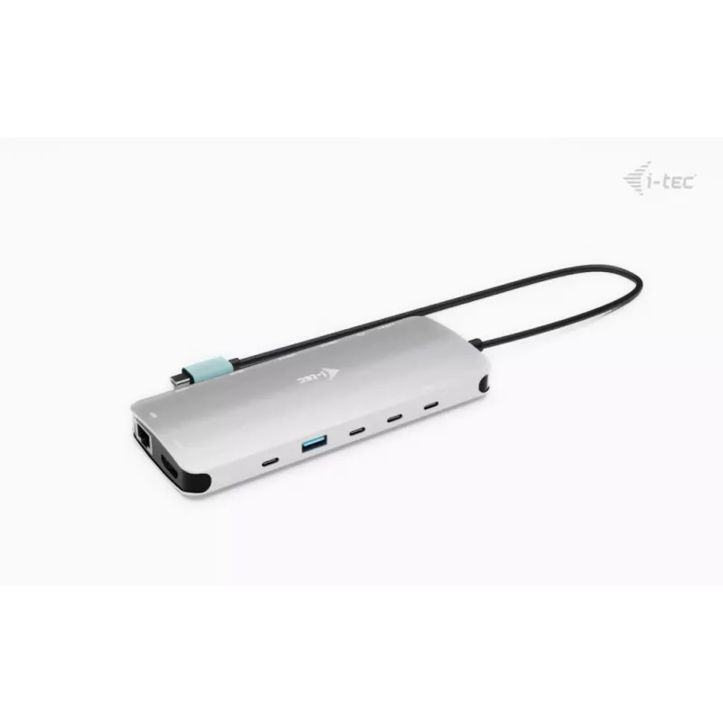 Dock i-tec Metal USB-C Nano 3x pantallas, 2x HDMI 1x USB-C vídeo + Power Delivery 140 W