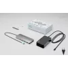 Dock i-tec Metal USB-C Nano 3x pantallas, 2x HDMI 1x USB-C vídeo con Power Delivery 140W + cargador universal 140 W