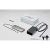 Dock i-tec Metal USB-C Nano 3x pantallas, 2x HDMI 1x USB-C vídeo con Power Delivery 140W + cargador universal 140 W