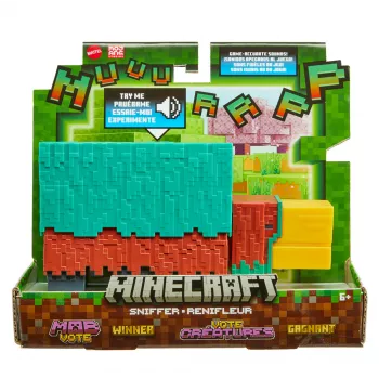 Figura de acción Minecraft Sniffer con sonidos fieles al juego, figura coleccionable de 3,25