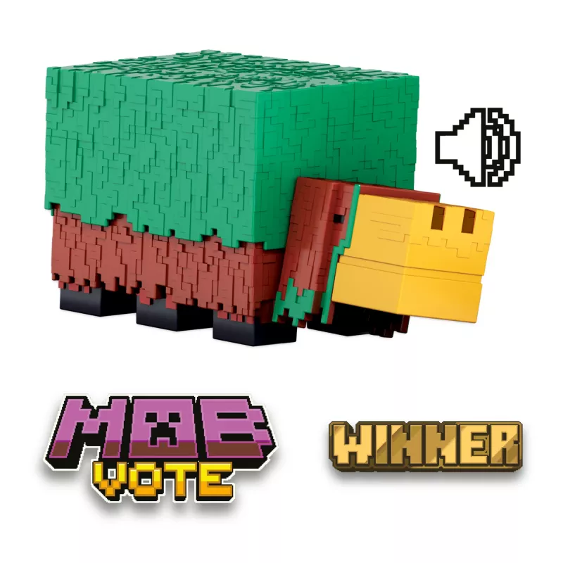 Mattel Minecraft HXM85 Sniffer figura de acción 8 cm con sonidos del juego