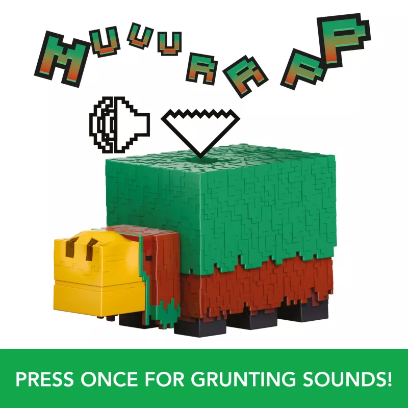 Mattel Minecraft HXM85 Sniffer figura de acción 8 cm con sonidos del juego