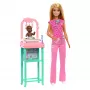 Muñeca Barbie Baby Doctor con muñeca de moda rubia, 1 muñeca bebé, muebles y accesorios