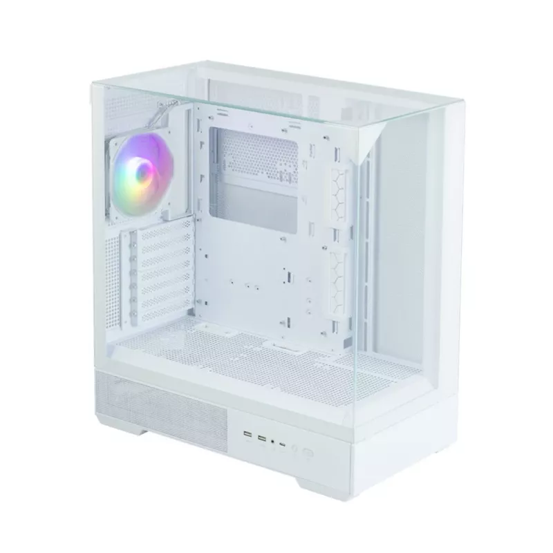 Caja PC Zalman P40 Prism Blanco Midi Tower