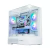 Caja PC Zalman P40 Prism Blanco Midi Tower