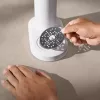 Máquina de sodas BRITA Carbonator 1046730 Blanca — compacta de sobremesa con 2 botellas (231×126×443 mm)