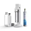 Máquina de sodas BRITA Carbonator 1046730 Blanca — compacta de sobremesa con 2 botellas (231×126×443 mm)