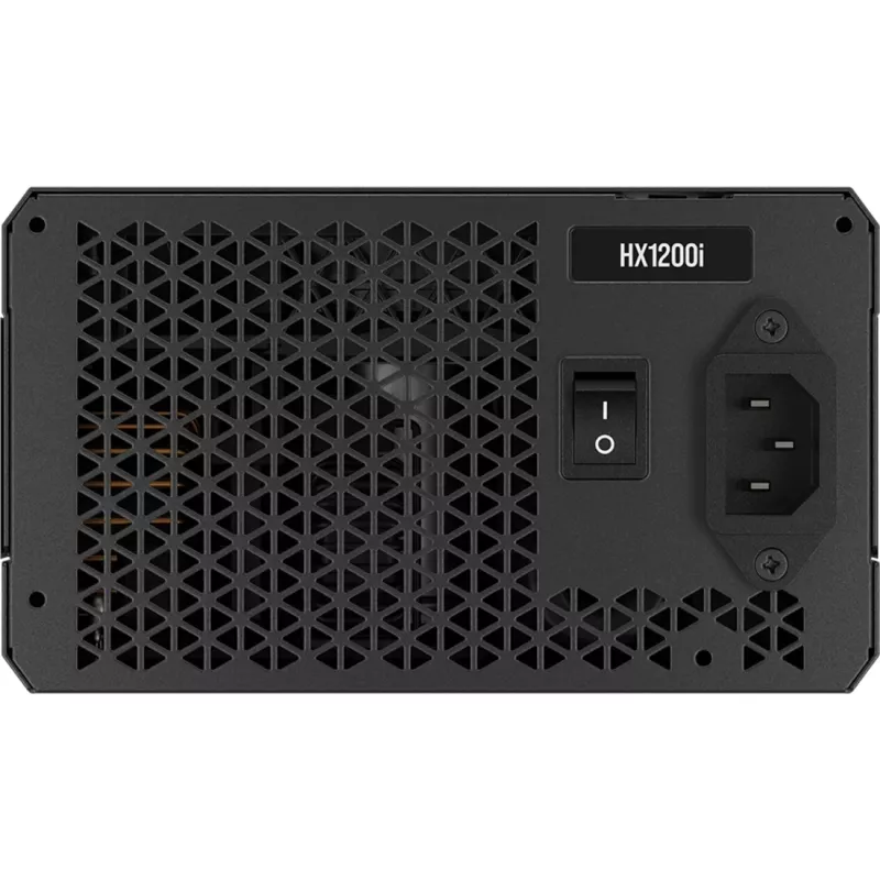 Fuente de alimentación CORSAIR HX1200 1200 W ATX 24-Pin totalmente modular 80 PLUS Platinum negra 14 cm ventilador