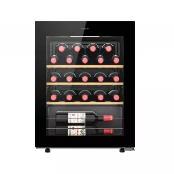 Enfriador de vino independiente Candy DiVino CWC023 negro 23 botellas