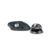 Kensington K62438WW Slim Duo Gel reposamuñecas para ratón/trackball, 192 x 72 x 22 mm, gris