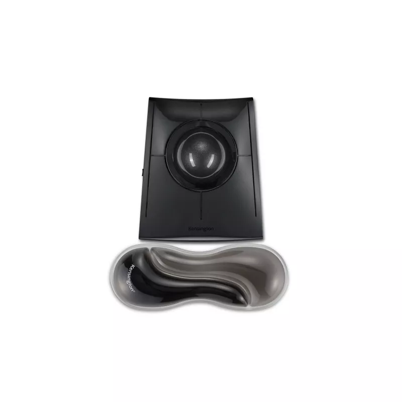 Kensington K62438WW Slim Duo Gel reposamuñecas para ratón/trackball, 192 x 72 x 22 mm, gris