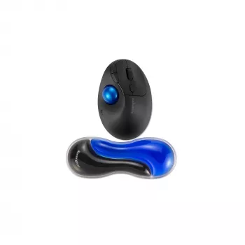 Reposamuñecas para ratón/trackball Kensington Slim Duo Gel – azul, azul, gel, poliuretano termoplástico (TPU), China, MIL-STD-810H método 504.3 contaminación por líquidos, 192 mm, 72 mm