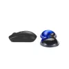 Kensington K62439WW Slim Duo Gel reposamuñecas para ratón/trackball, 192 x 72 x 22 mm, azul