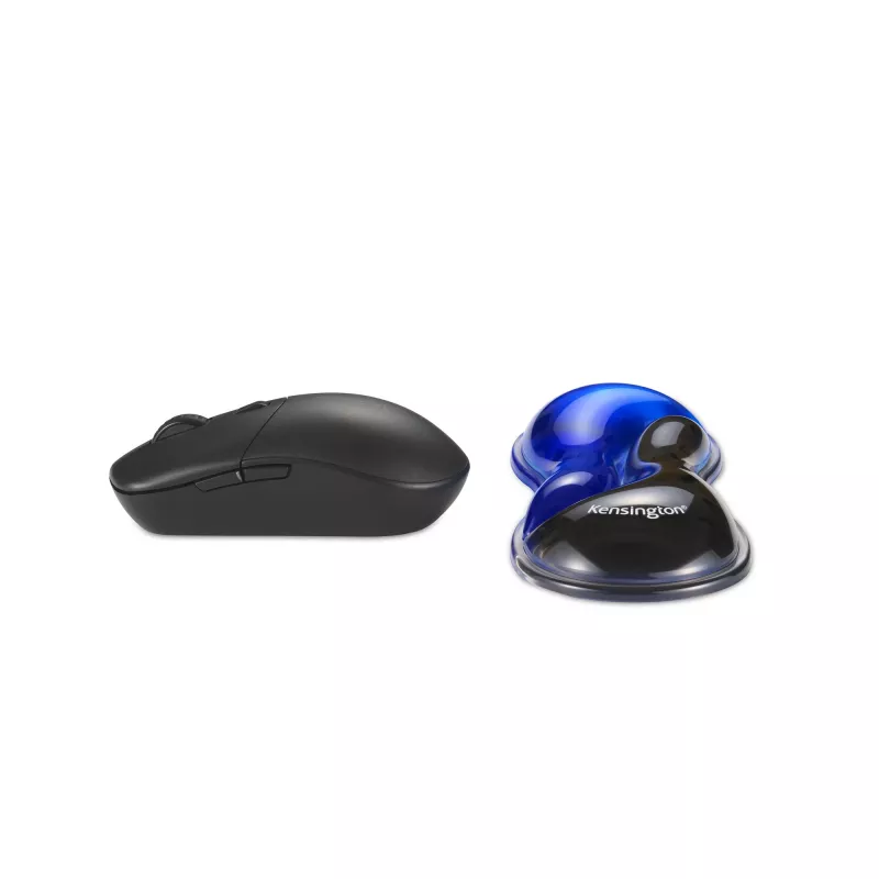 Kensington K62439WW Slim Duo Gel reposamuñecas para ratón/trackball, 192 x 72 x 22 mm, azul