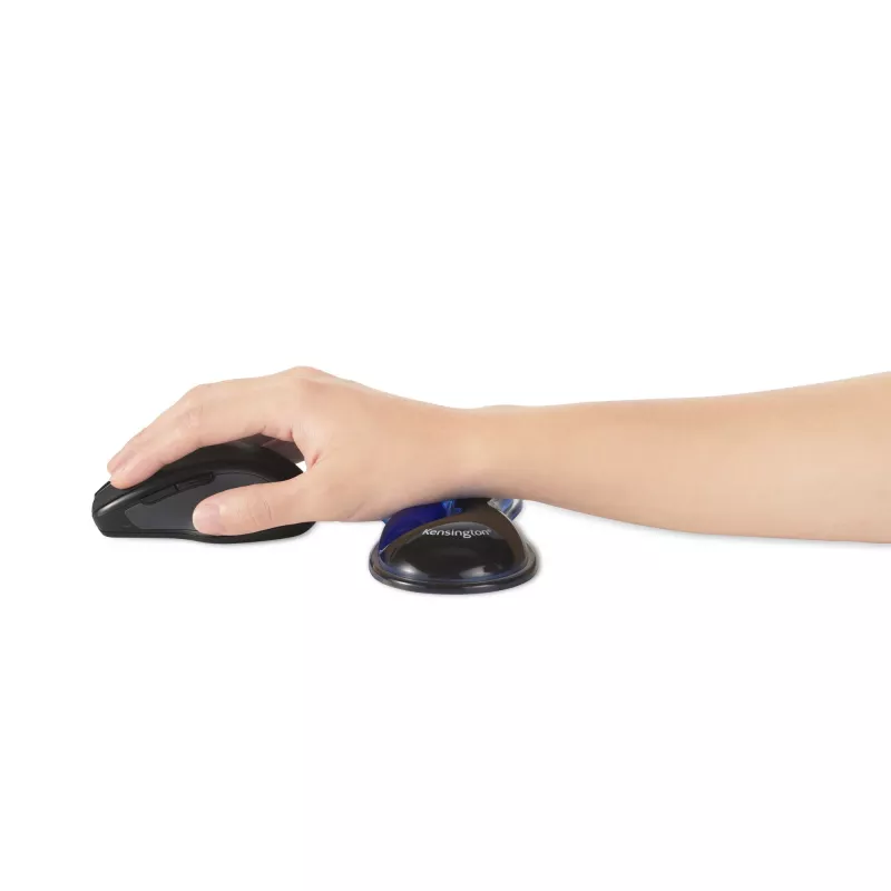Kensington K62439WW Slim Duo Gel reposamuñecas para ratón/trackball, 192 x 72 x 22 mm, azul