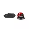 Kensington K62440WW Slim Duo Gel reposamuñecas para ratón/trackball, 192 x 72 x 22 mm, rojo