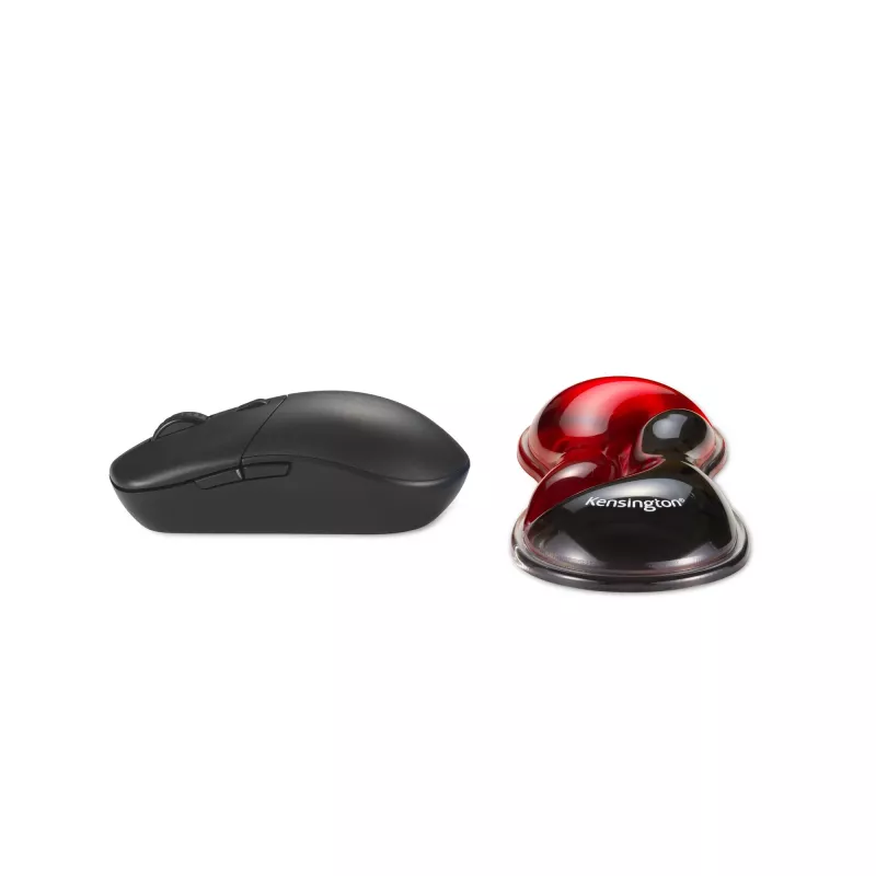 Kensington K62440WW Slim Duo Gel reposamuñecas para ratón/trackball, 192 x 72 x 22 mm, rojo