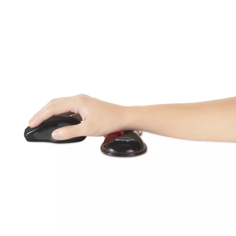Kensington K62440WW Slim Duo Gel reposamuñecas para ratón/trackball, 192 x 72 x 22 mm, rojo