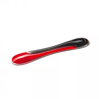 Reposamuñecas para teclado Kensington Slim Duo Gel – rojo, rojo, gel, poliuretano termoplástico (TPU), China, MIL-STD-810H método 504.3 contaminación por líquidos, 490 mm, 95 mm