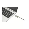 Candado de combinación para portátil Kensington Slim NanoSaver 2.0 EQ, 1,8 m, Kensington, candado de combinación, acero inoxidable, acero de zinc, plata