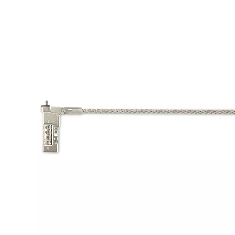 Candado de combinación para portátil Kensington Slim NanoSaver 2.0 EQ, 1,8 m, Kensington, candado de combinación, acero inoxidable, acero de zinc, plata