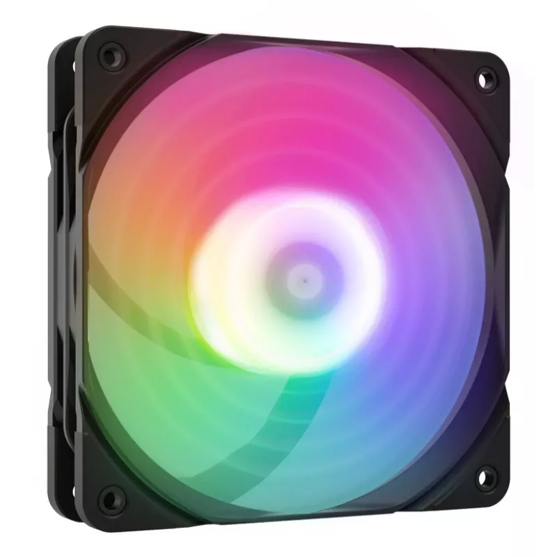 Ventilador ZALMAN ZM-AF 120R ARGB NEGRO 120mm con iluminación ARGB