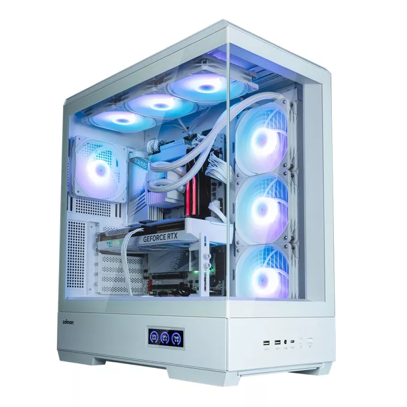 Caja de PC Zalman P50 DS blanca torre Midi