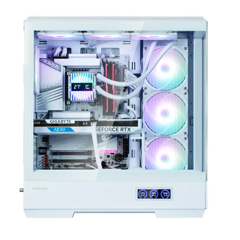 Caja de PC Zalman P50 DS blanca torre Midi
