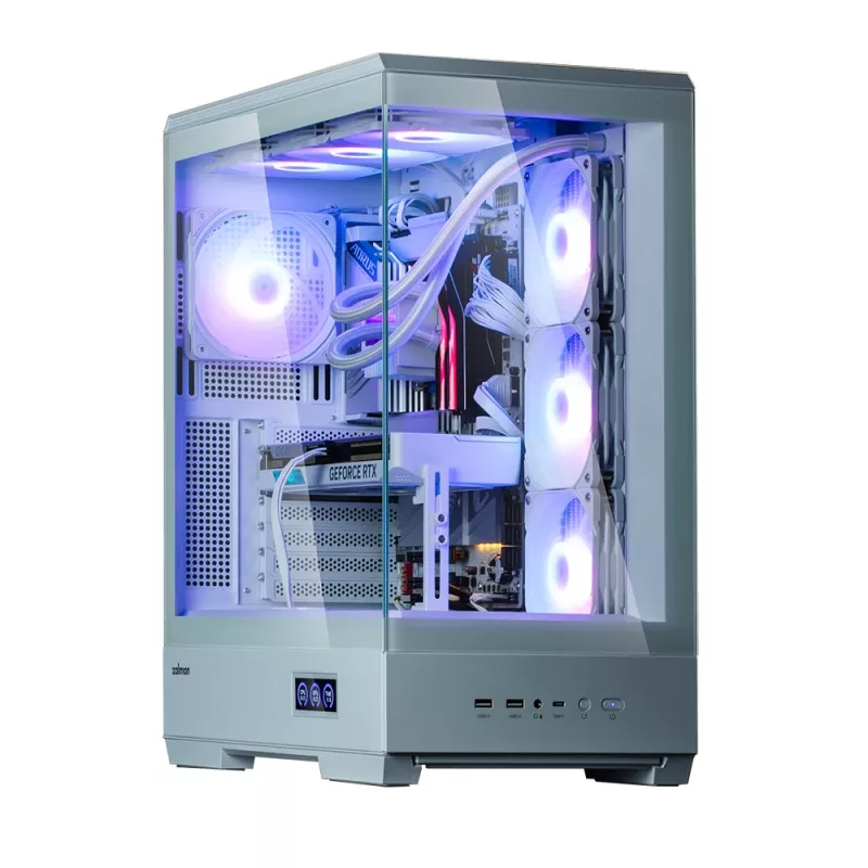 Caja de PC Zalman P50 DS blanca torre Midi