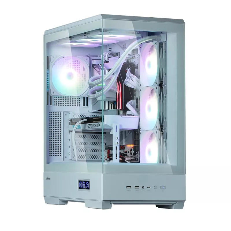 Caja de PC Zalman P50 DS blanca torre Midi