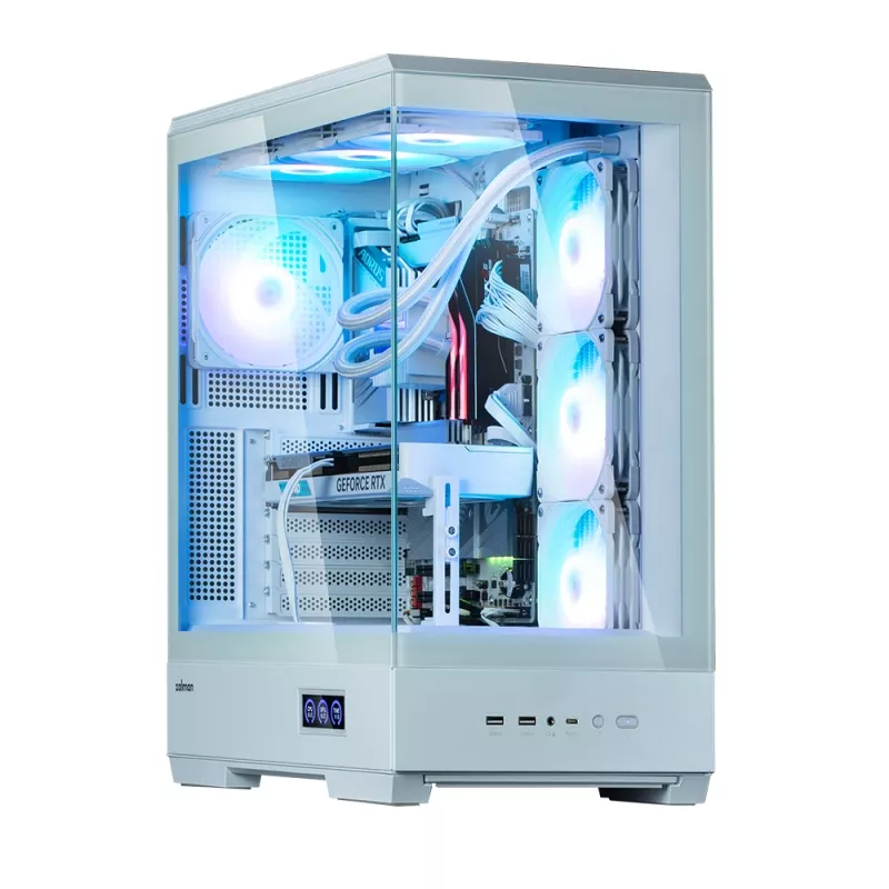 Caja de PC Zalman P50 DS blanca torre Midi