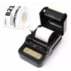 Impresora de etiquetas NIIMBOT B21S negra — compacta impresora de rollo Bluetooth, 50 mm de ancho de impresión, 60 mm/s, Li-Ion 1200 mAh